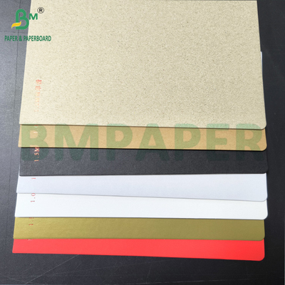 Kardus abu-abu yang dilaminasi dengan kardus hitam putih yang tidak dilapisi 1.8mm 2.0mm