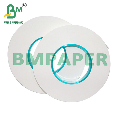 25mm x 1000m Food Grade Wrapping Straws Kertas Putih Dengan Jumbo Roll 28g
