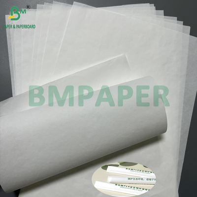 Kinerja cetak yang baik 24 28 GSM Putih Hygiene Wrapping Paper Heat Seal