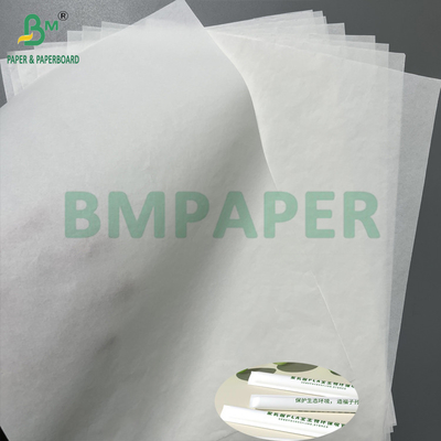 Cetak halus yang dapat disesuaikan 28 GSM Heat Seal Straw Toothpick Wrapping paper