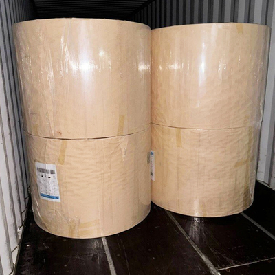 Cetak halus yang dapat disesuaikan 28 GSM Heat Seal Straw Toothpick Wrapping paper