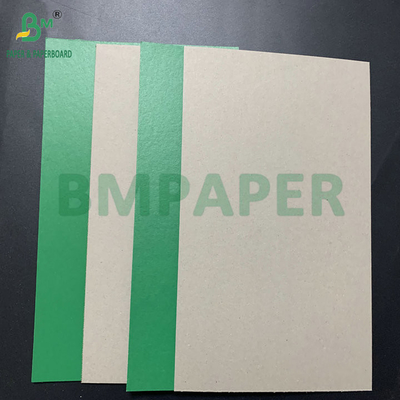 1.1mm 1.2mm Green Coated Lacquered Ketahanan Paperboard Grey Back Hard Board