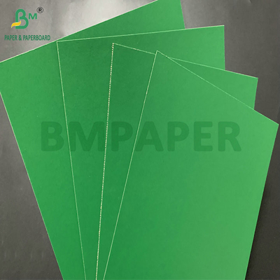 1.1mm 1.2mm Green Coated Lacquered Ketahanan Paperboard Grey Back Hard Board