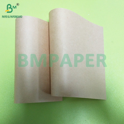 60gm 100% Virgin Wood Pulp Brown Kraft Bags Paper Untuk Pengemasan Makanan