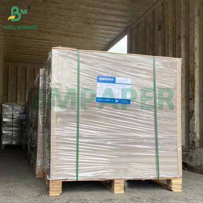 1mm Dua sisi White Clay Coated Paperboard Untuk Elektronik Paket 70 x 100cm