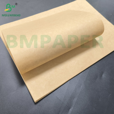 Kantong Kertas Kekuatan Tinggi Kertas Plain Brown 70gsm 80gsm Semi Extensible Kraft