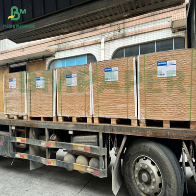 Kantong Kertas Kekuatan Tinggi Kertas Plain Brown 70gsm 80gsm Semi Extensible Kraft