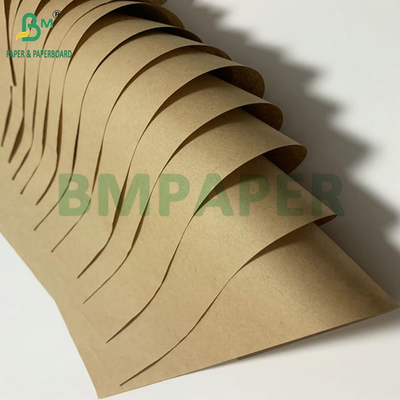 Kertas kraft cokelat tidak dilapisi 70gsm75gsm Untuk kantong kemasan semen Lapisan luar yang dapat dicetak