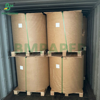 Kertas kraft cokelat tidak dilapisi 70gsm75gsm Untuk kantong kemasan semen Lapisan luar yang dapat dicetak