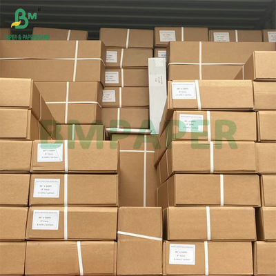 Format besar 24 Inch Roll Lebar 150ft Panjang CAD Paper Bond Roll Inkjet Printing
