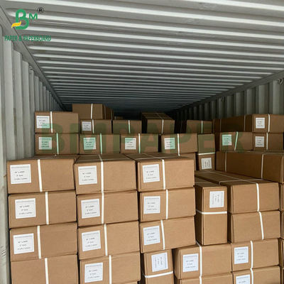 Format besar 24 Inch Roll Lebar 150ft Panjang CAD Paper Bond Roll Inkjet Printing