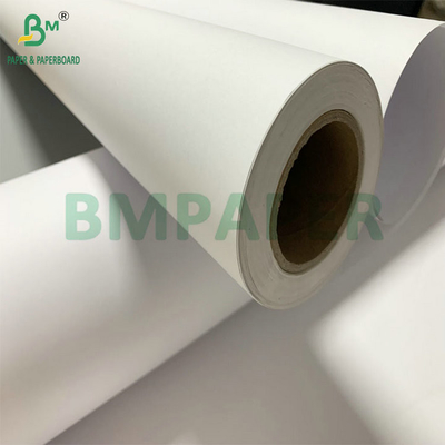 Format besar 24 Inch Roll Lebar 150ft Panjang CAD Paper Bond Roll Inkjet Printing