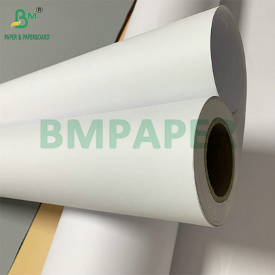 Format besar 24 Inch Roll Lebar 150ft Panjang CAD Paper Bond Roll Inkjet Printing