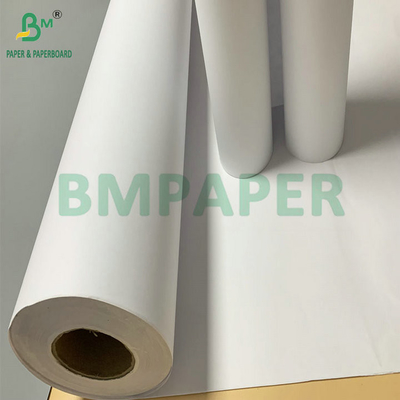 92 Cerah 20lb CAD Plotter Paper Roll Karton Pengemasan 36' X 300ft 2' Inti