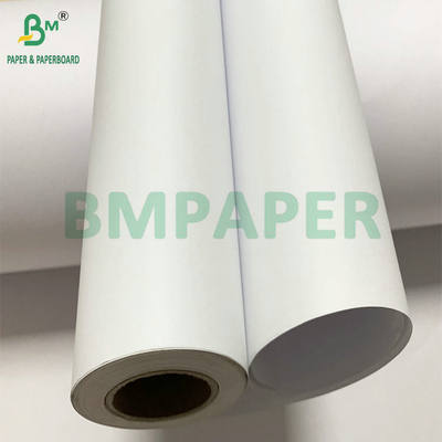 92 Cerah 20lb CAD Plotter Paper Roll Karton Pengemasan 36' X 300ft 2' Inti
