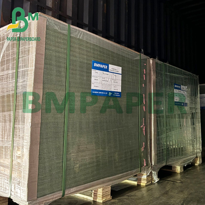 1.2mm 1.5mm Green Color Laminated Grey Back Board Untuk Kotak Perhiasan