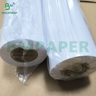 Kertas cetak inkjet berwarna 150gr Satu sisi dilapisi kertas putih 914mm X 30m Roll