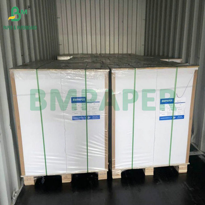 65gsm 75gsm C1S Glossy High Wet Strength Base Paper Untuk Membuat Sticker Label Bir