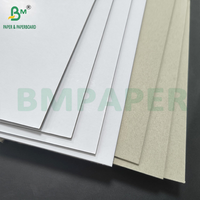 Kekuatan Kotak Lapisan Tanah liat 1mm 1.2mm Single-sided White Cardboard