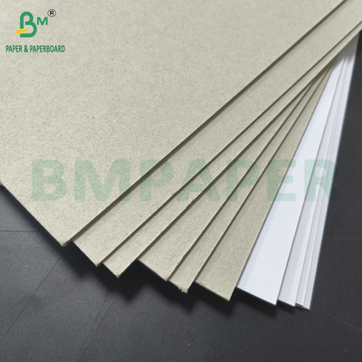 Kekuatan Kotak Lapisan Tanah liat 1mm 1.2mm Single-sided White Cardboard