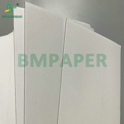 1mm 2mm Putih Atas Putih Kembali Laminasi Papan Kardus permukaan tanpa kayu
