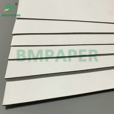 1mm 2mm Putih Atas Putih Kembali Laminasi Papan Kardus permukaan tanpa kayu