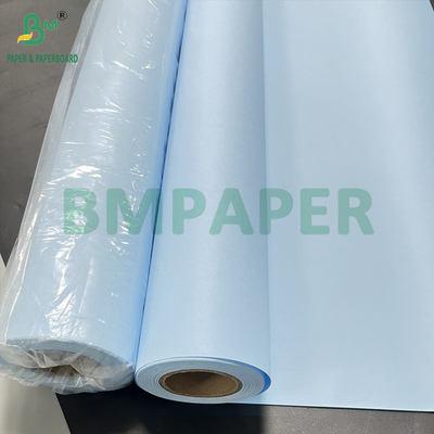 Cetakan gambar yang jelas 20lb Blue Color Premium CAD Plotter Paper A0 A1