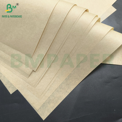 30 - 60GSM Pure MG Semi-Beached dan Unbleached Kraft Paper untuk Pengemasan