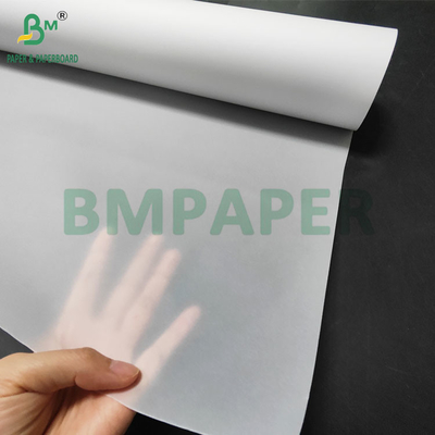 83gsm 93gsm Translucent Inkjet Tracing Paper Untuk Menggambar Sketsa 914mm x 50m