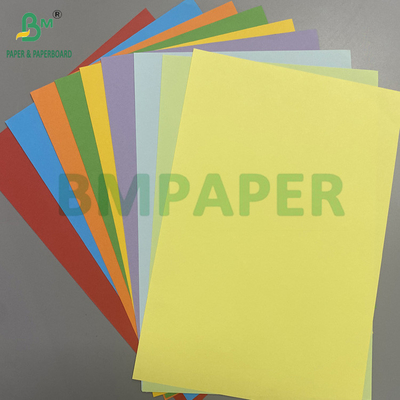 110gsm Kertas Offset Berwarna Cerah Multicolor Lembar Tanpa Kayu Paket Ream Bulk