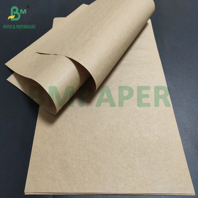 75gm 80gm 41''42' Lebar Kantong Kekuatan Tinggi Kertas Kraft Untuk Kantong Serbuk Putty