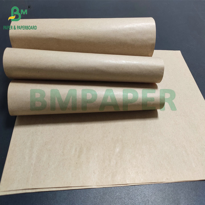 75gm 80gm 41''42' Lebar Kantong Kekuatan Tinggi Kertas Kraft Untuk Kantong Serbuk Putty