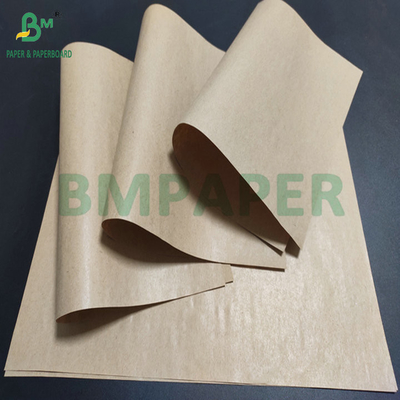 75gm 80gm 41''42' Lebar Kantong Kekuatan Tinggi Kertas Kraft Untuk Kantong Serbuk Putty