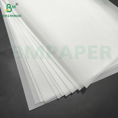 Gulung kertas jejak 24in x 55yd Gulung kertas jejak putih Translucent Gulung kertas jejak