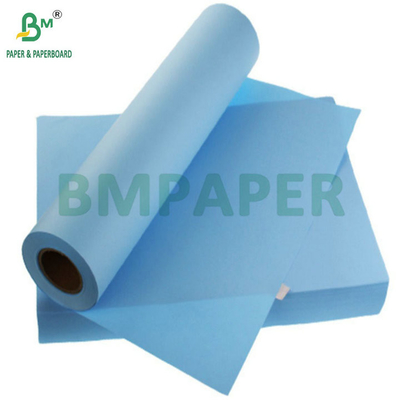 Permukaan halus 20lb 18'' 24' 'Kertas cetak biru sisi ganda untuk printer inkjet format luas