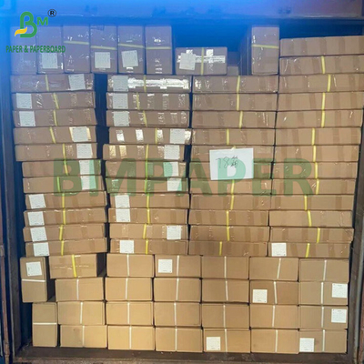 Permukaan halus 20lb 18'' 24' 'Kertas cetak biru sisi ganda untuk printer inkjet format luas