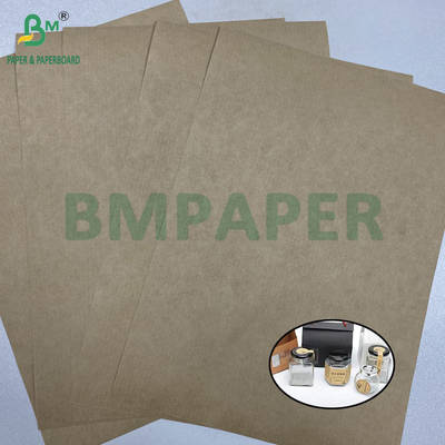 80g Kertas Label Botol Kraft Warna Kertas Kekuatan Basah Tahan Air