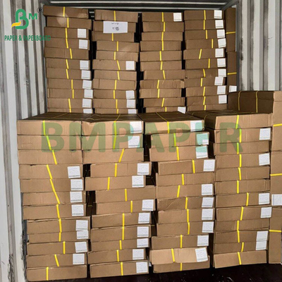 80gm Ungu Biru Digital Paper CAD Plotter Rolls Satu sisi Putih 610mm X 50m 2 inci Inti