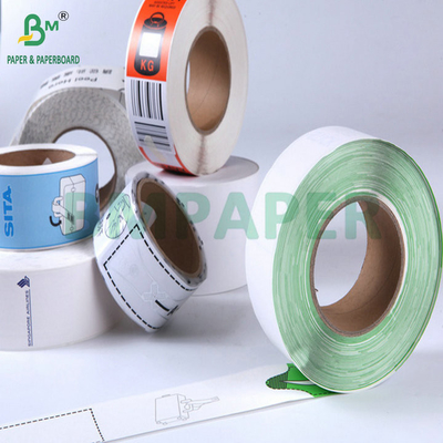 70g 80g Putih Lipat Termal Karton Pesawat Bagasi Tag Label Kertas