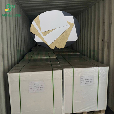 270gm 300gm Food Grade Coated White Top KLB Kraft Back Carrier Board 31&quot; 43&quot;