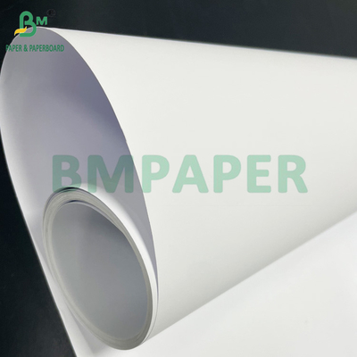Putih Cerah 24lb 28lb Warna Inkjet Mat Coated Bond Paper Roll 36inch x 150ft