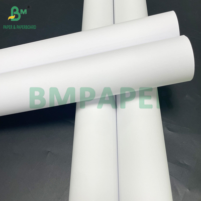 Putih Cerah 24lb 28lb Warna Inkjet Mat Coated Bond Paper Roll 36inch x 150ft