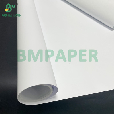 Putih Cerah 24lb 28lb Warna Inkjet Mat Coated Bond Paper Roll 36inch x 150ft