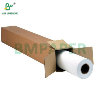 180GSM Format besar Matte Coated Inkjet Plotter Foto Paper Roll 61cm x 30m