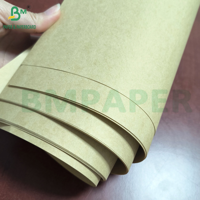 Warna alami 60gm 100gm 120gm Kertas Kerajinan Brown Untuk Tas Belanja Dalam Lembar
