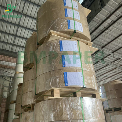 420 gram 450 gram Daur Ulang Uncoated Brown Kraft Board Untuk Bobbin Core Lebar 101mm
