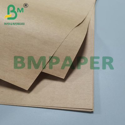 Warna alami 60gm 100gm 120gm Kertas Kerajinan Brown Untuk Tas Belanja Dalam Lembar