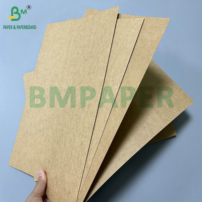Kekuatan yang baik 150 Gram hingga 400 Gram Roll atau Lembar Kertas Kraft Natural Brown untuk Cangkir Makanan
