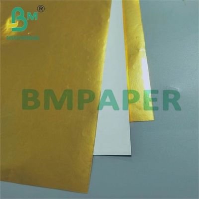 70gm Golden Glossy Wet Strength Paper Untuk Label Minuman 70cm x 100cm