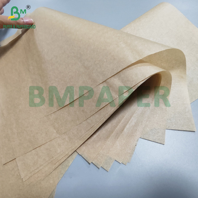 40gm Greaseproof Brown Oven Baking Liner Paper Rintangan Panas 30 x 40 inci